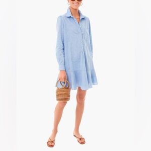 Tuckernuck Light Blue Long Sleeve Dress